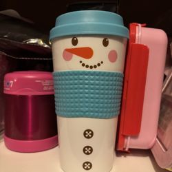 Publix Christmas Themed Double Wall Coffee Cup Tumbler