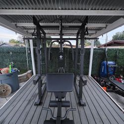Smith Machine 2001 | Multi-Use Adj Bench | Gym Equipment | Fitness | Squat Rack | Excercise |🔴WEIGHTS AND BARBELL SOLD SEPARATELY 🔴 FREE DELIVERY 🚚