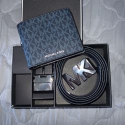 Men Michael Khors Belt And Wallet 