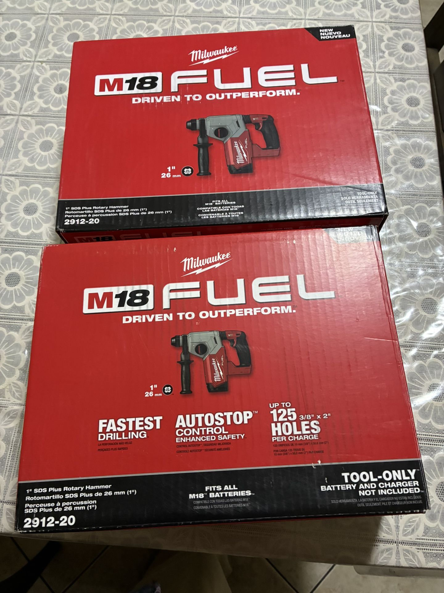 m18 Milwaukee Fuel 1’’ SDS Plus Rotary Hammer 