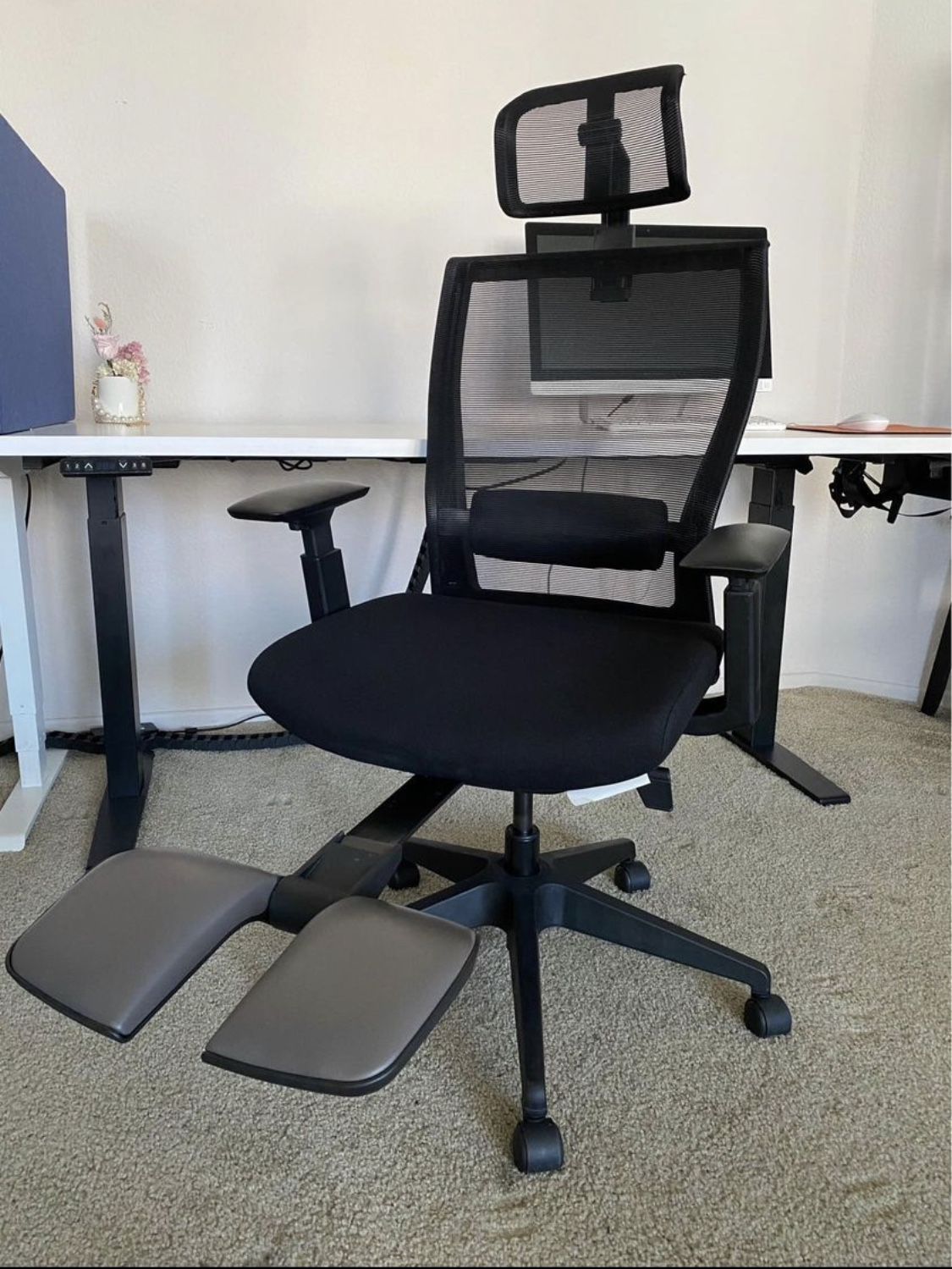 2020 Autonomous ErgoChair Core ®️ Office Chair With Headrest And Footrest