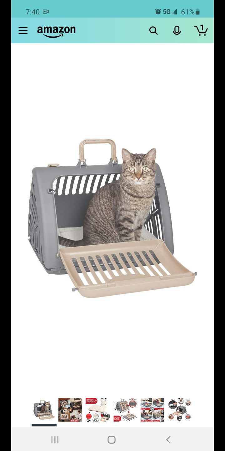 Cat carrier and bed