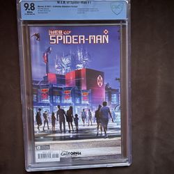 W.E.B Spider-Man #1 9.8 CBCS 1st App Harley Keener Disney California Adventure