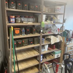 3 Metal Garage Shelves