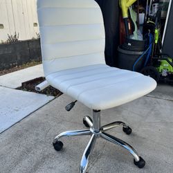 Faux Leather Swivel Office Chair 