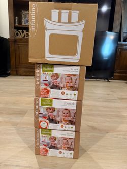 Infantino baby food maker storage pouches and filler.