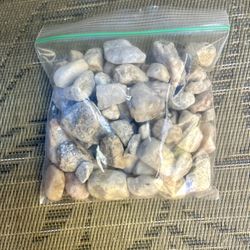 A Bag Of  Unpolished White Quartz 