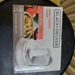 Black And Decker One Touch Chopper