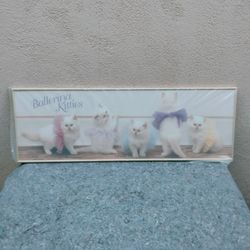 Ballerina Kitties. cat art