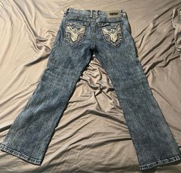 American fighter jeans
