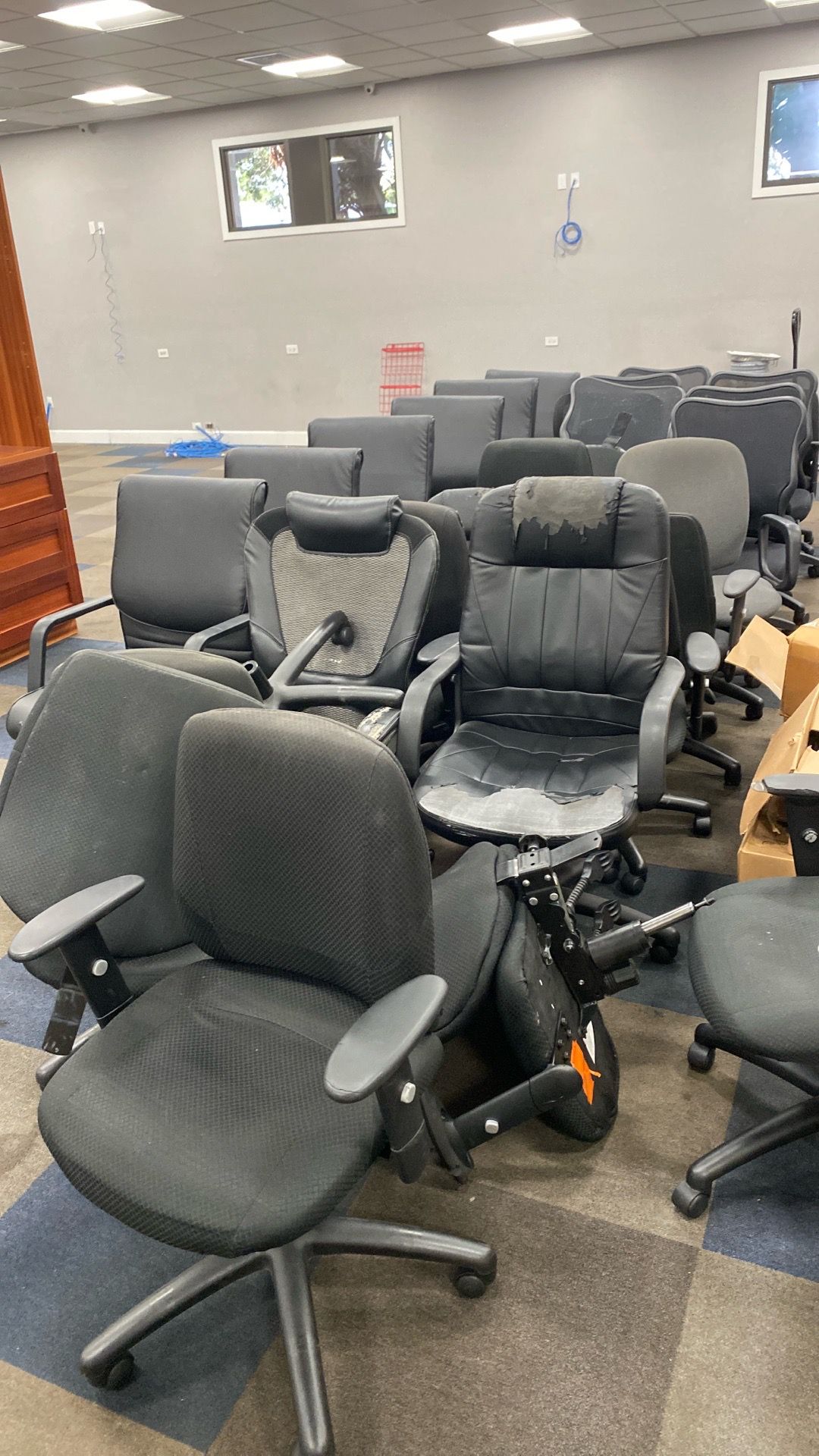 Free office chairs and parts
