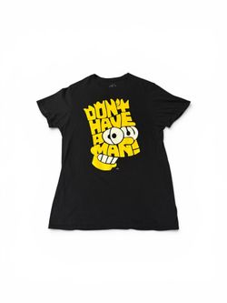 The Simpsons Bart Shirt Mens Size medium “Don’t Have A Cow Man” Black tee
