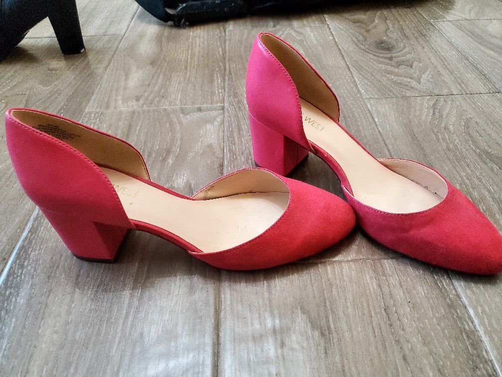 Nine West Fuschia Heels