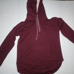 Maurice Fleece Burgundy Hoodie