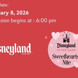 Sweetheart Night, Disneyland