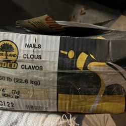 7d Galvanized Siding Nails - 50 Pound Box 