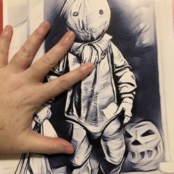 SAM TRICK R TREAT ART PRINT 