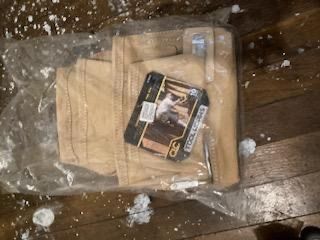 CLC Custom Leathercraft I923X Suede Carpenter's Nail and Tool Bag, 10 Pocket