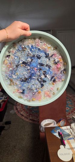 Resin piece botched