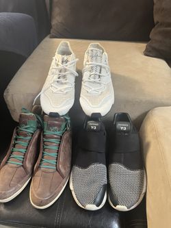 Y3- Y-3 yohji yamamoto 3 PAIRS USED - SIZE 11 