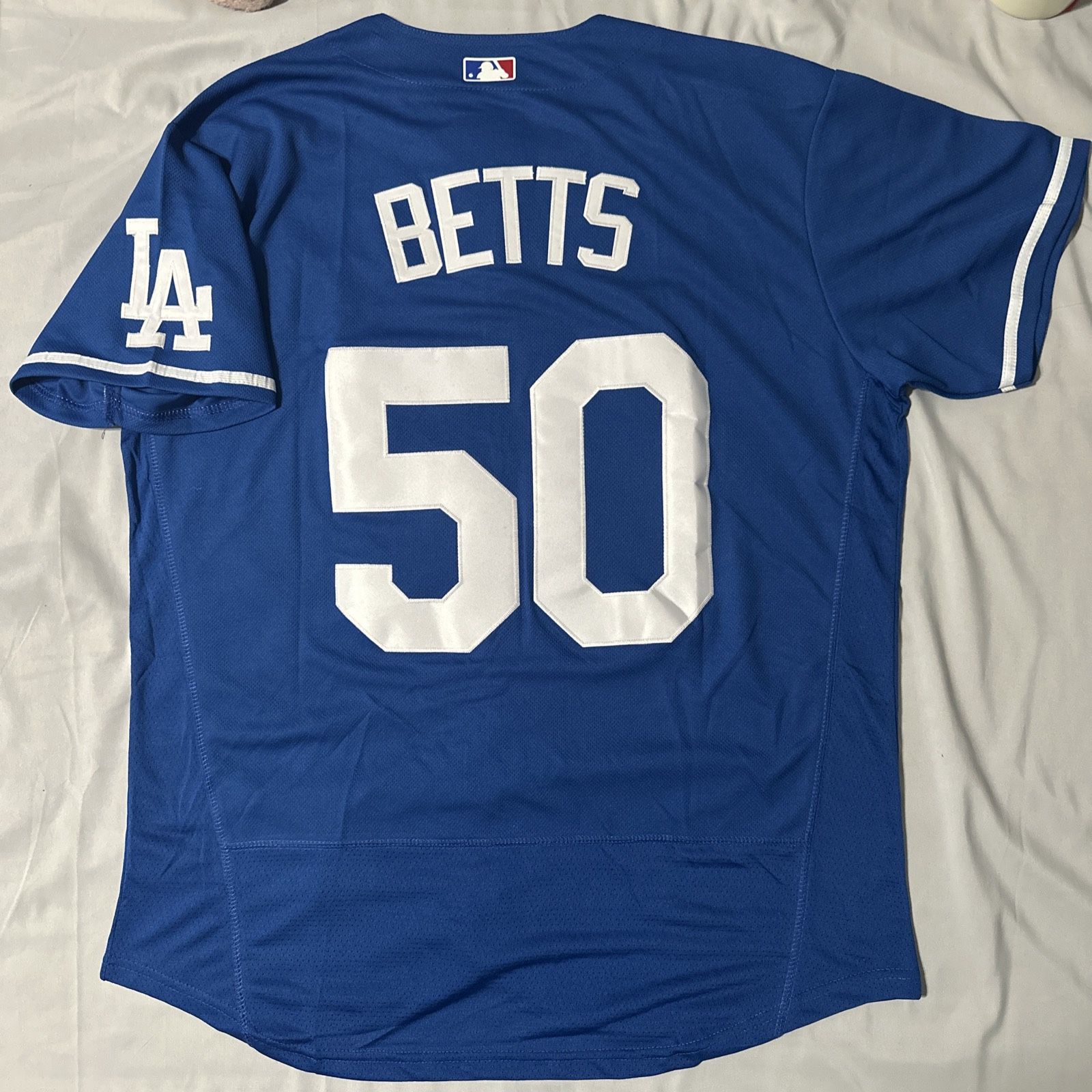 Mookie Betts Jersey Los Angeles Dodgers Blue LA Large #50