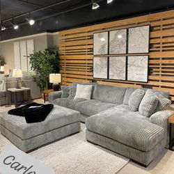 $49 Down Payment Extra Plush Comfy Sectional Sofa 