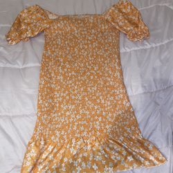 Yellow Medium Dress  