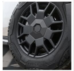 Cybertruck Heptagon Center Wheel Caps Ver 2.0