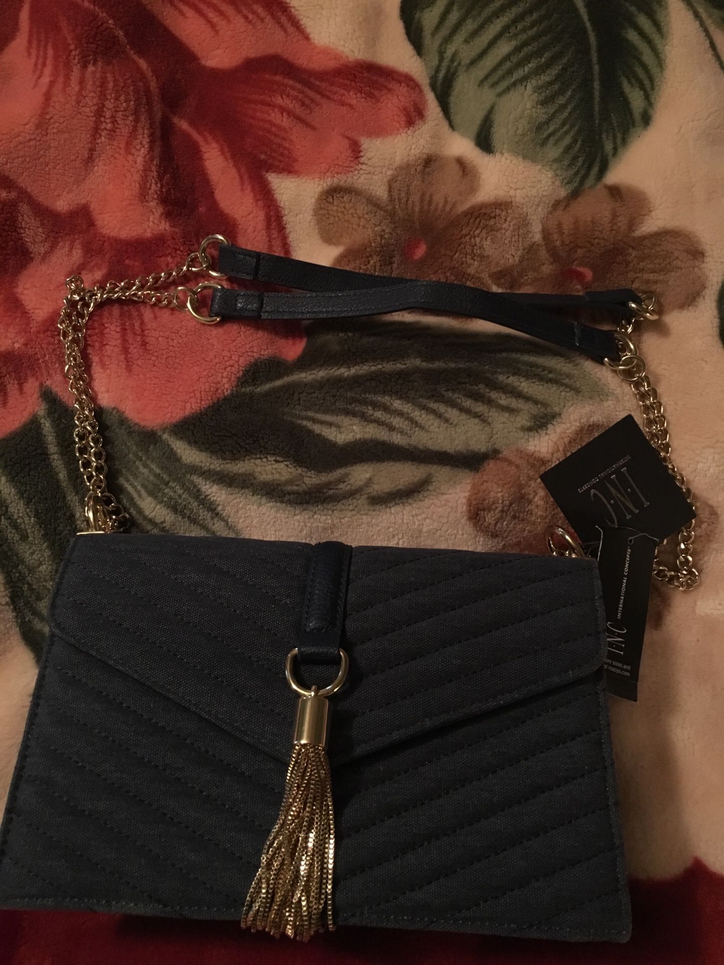 Purse new denim by Inc
