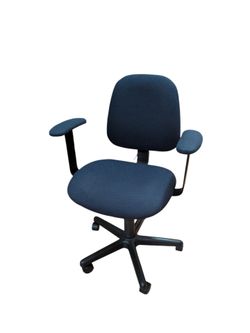 Deluxe Posture Task Computer Chair - Blue.