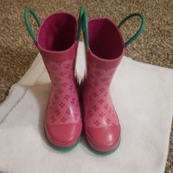 Rain Boots. Hello Kitty. Pink. Girls.