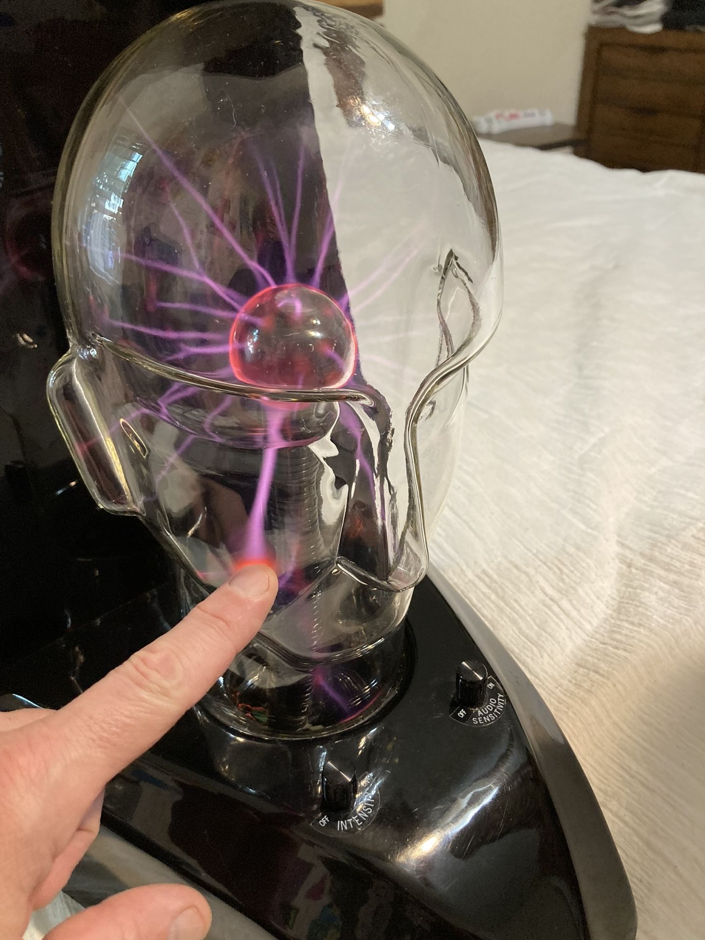 Tesla Coil Sound Activated Vintage Head Shape Rare Piece Pickup Kempsville library Virginia Beach or Bingo City Yorktown 