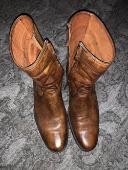 10 1/2 boots made from deer skin