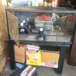 40-Gallon Terrarium + Stand + Full Accessory Bundle