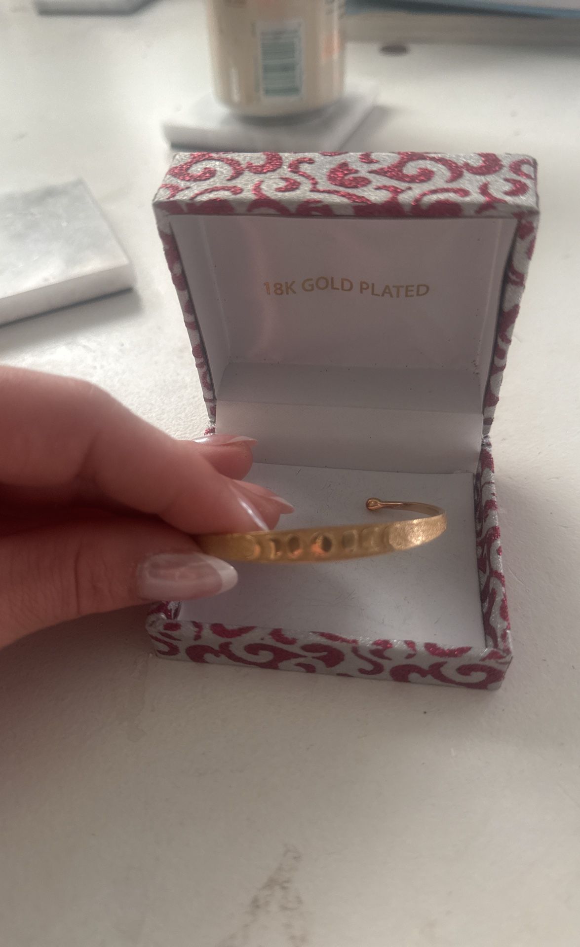 Gold Moon Phase Bracelet 18 K Gold
