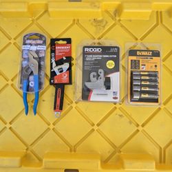 Cresent Channel Lock Dewalt Tools $10 Each 