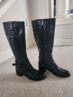 Bandolino Knee High Leather Boots Size 6M