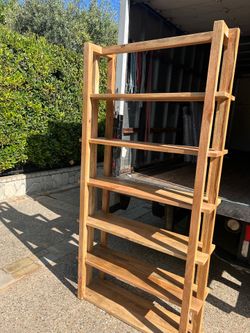 Beautiful real wood bookshelf