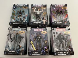 Fortnite Brawlers Full Action Figure Set (Rare)