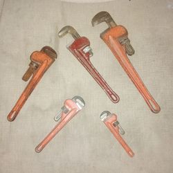 Rigid pipe wrench 6 in. To 14 in. $30$ each
