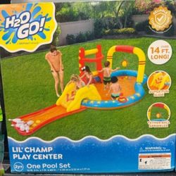 Water Play Center With Slide