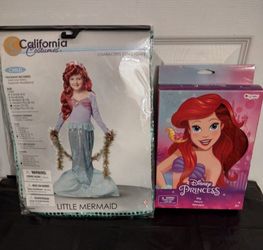 Brand New Halloween Little Mermaid Costume And Wig Kids  Size Large 10 - 12 $50 Pick Up Only No Holds In Bakersfield 