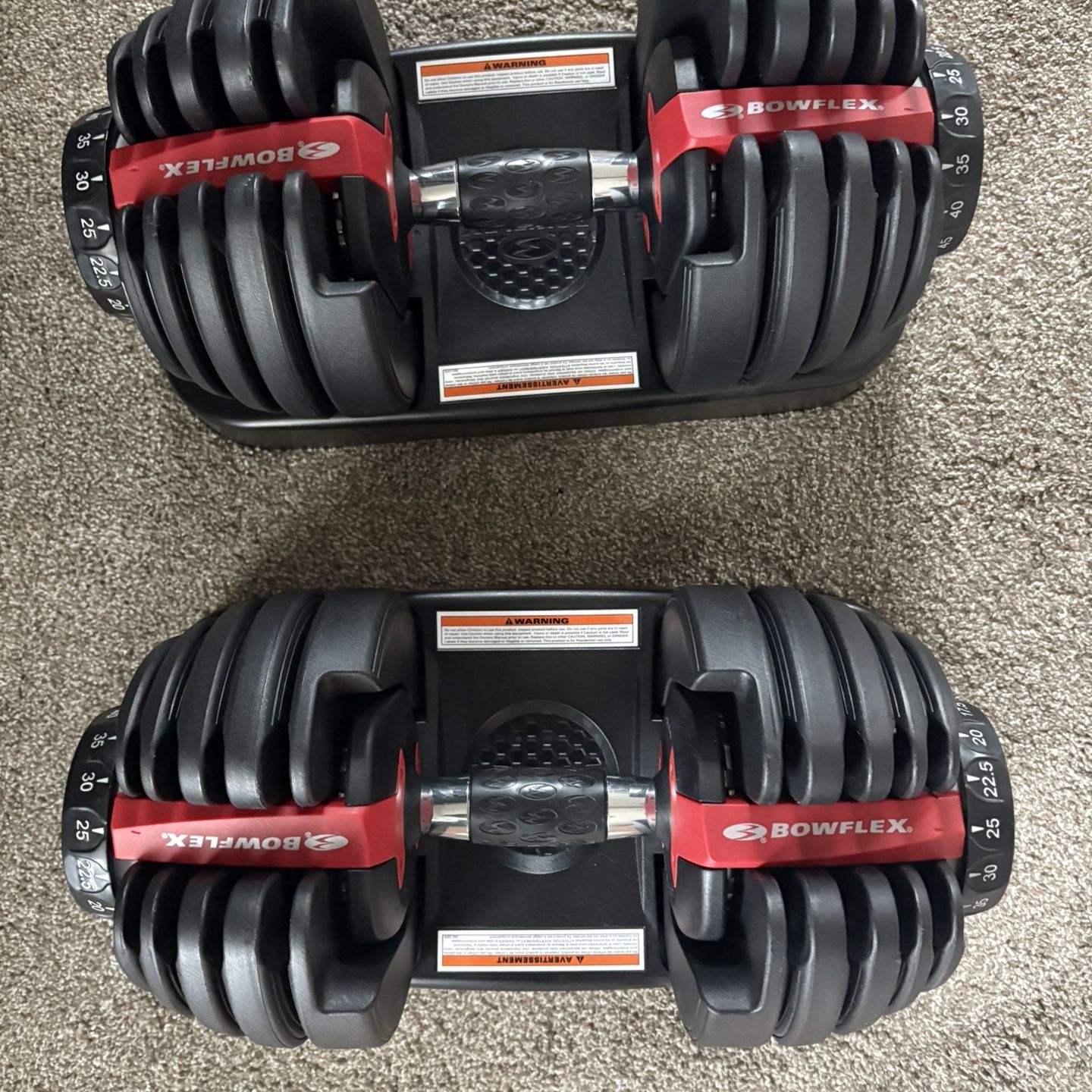 BowFlex adjustable weights for Sale in Fieldsboro, NJ - OfferUp