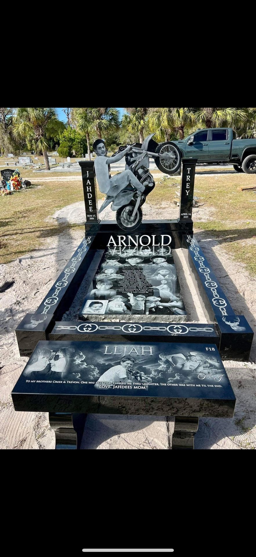 Headstone For Gravesite