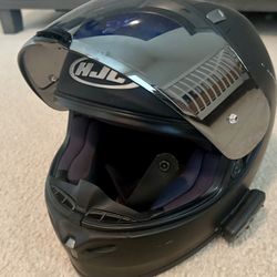 HJC FG-17 Motorcycle Helmet with FreeCom 
