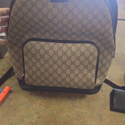 Gucci Gg Supreme Large Backpack