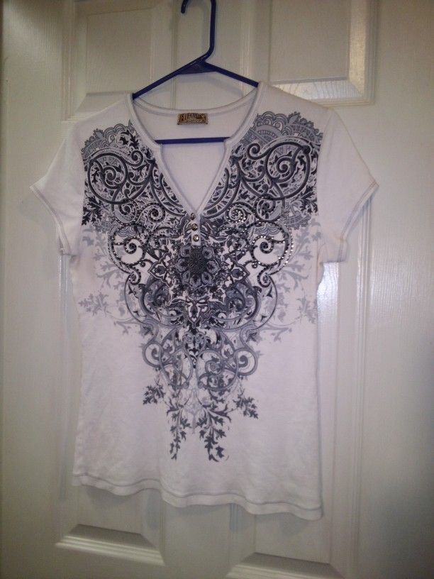 Blue Canyon White Shirt Size XL
