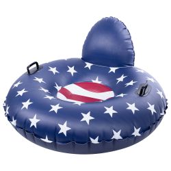 Inch Inflatable Snow Tube with Backrest for Kids Adults