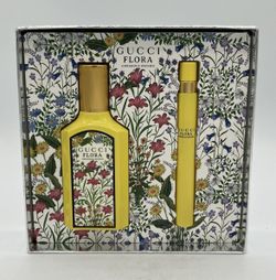 Gucci Flora Gorgeous Orchid 2 Pc Set 1.6 oz. & 0.33 oz New In Box Authentic.
