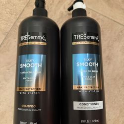 Tresemme Silk Smooth Shampoo & Conditioner Set 28 Fl Oz